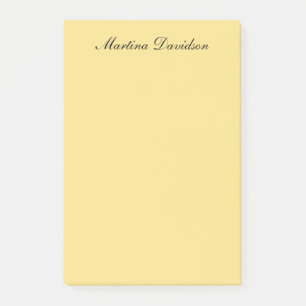 Bloco De Notas Moderno Minimalista Simples Cor Jasmine Criar Nome