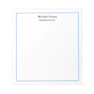 Bloco De Notas Moderno Minimalista Simples Elegante