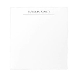 Bloco De Notas Moderno Minimalista Simples Único