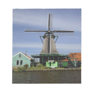 Bloco De Notas Moinho de vento, Zaanse Schans, Holanda, Países Ba