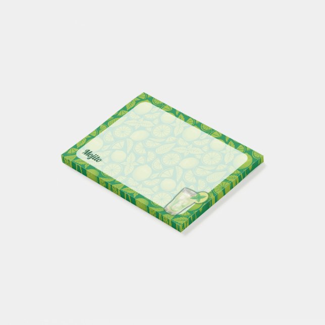 Bloco De Notas Mojito Cocktail (Inclinado)