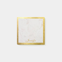 Moldura Dourada Falsa em Mármore Branco Caligrafia