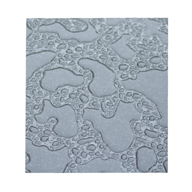 Bloco De Notas Molhado de chuva (gotas de chuva) (Frente)