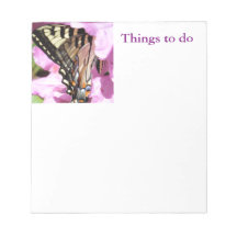 Monarch Butterfly Memo Pad Coisas a Fazer