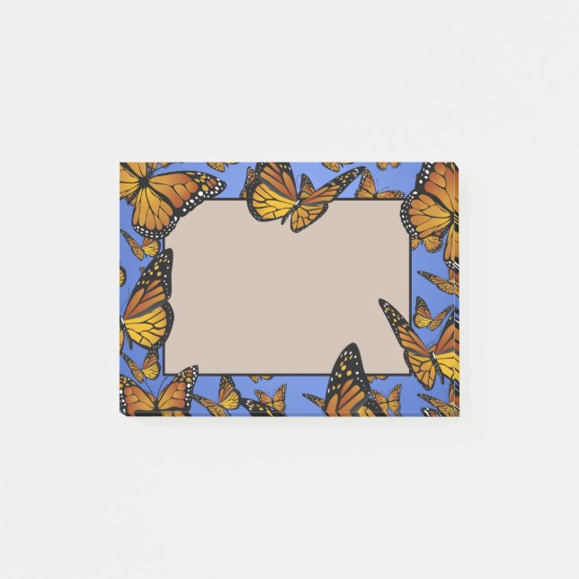 Bloco De Notas Monarch Butterfly Storm (Frente)