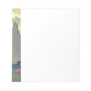 Bloco De Notas Monet Sailboat no Le Petit-Gennevilliers