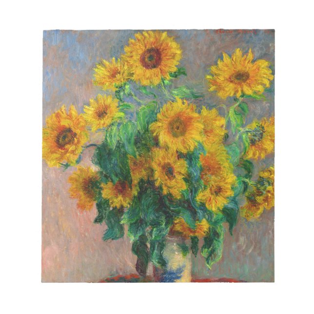 Bloco De Notas Monet Sunflower (Frente)