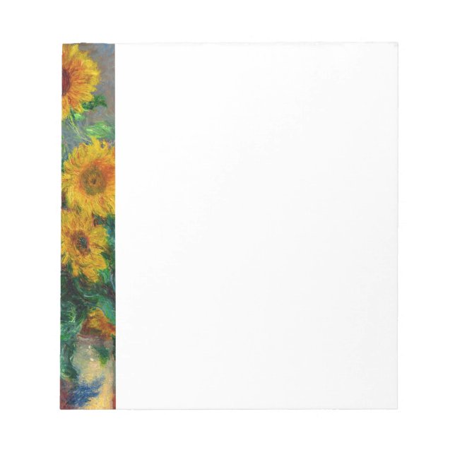 Bloco De Notas Monet Sunflower Atualizado (Frente)