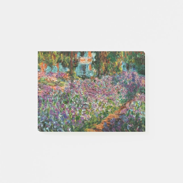 Bloco De Notas Monet The Artist Garden at Giverny (Frente)