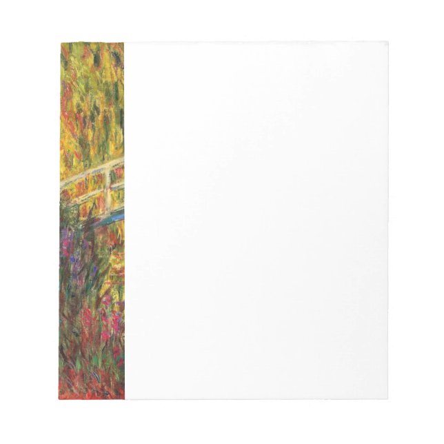Bloco De Notas Monet Water Lily Pond and Water Iriss Atualizadas (Frente)