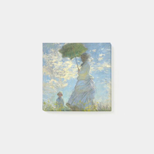Bloco De Notas Monet Woman com Parasol (Frente)