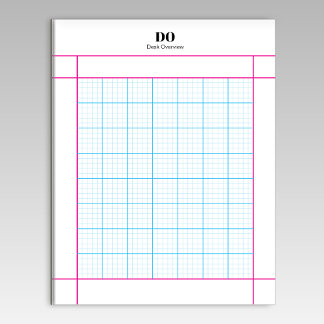 Bloco De Notas Monogram Name 5x5 Engineering Paper Notepad