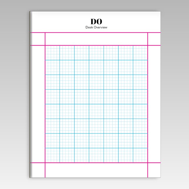 Bloco De Notas Monogram Name 5x5 Engineering Paper Notepad (Criador carregado)