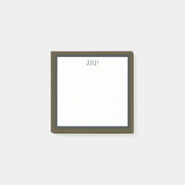 Bloco De Notas Monogram Post-It Notes