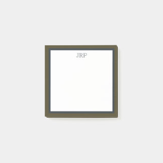 Bloco De Notas Monogram Post-It Notes