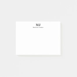 Bloco De Notas Monograma a Fazer Lista Postar Notas