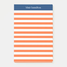 Bloco De Notas Monograma - Laranja