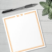 Monograma Minimalista Laranja