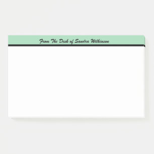 Bloco De Notas Monograma moderno da mesa da ideia da nota do