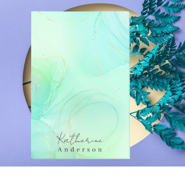 Bloco De Notas Monograma Moderno Simples Básico (Criador carregado)