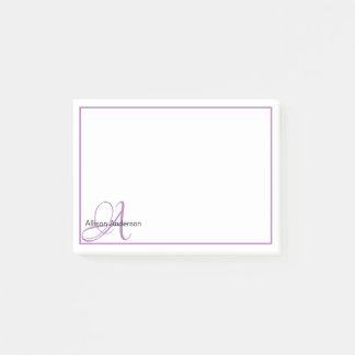 Bloco De Notas Monograma personalizado e nome