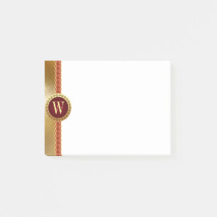 Bloco De Notas Monograma romano