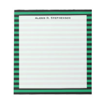 Monograma Shamrock Verde e Black Stripe