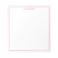 Monograma Simples Moderno Mínimo Rosa Dois Monogra
