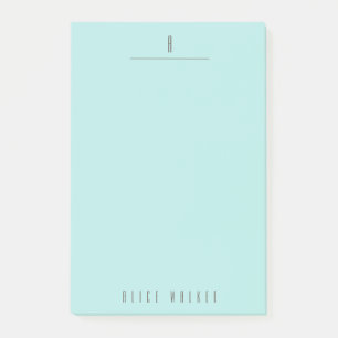 Bloco De Notas monograma sofisticado moderno