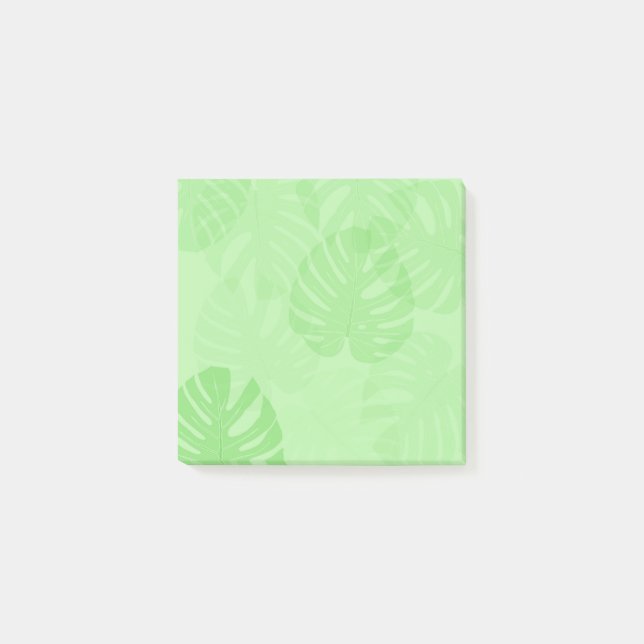 Bloco De Notas Monstera Leaves Post-it Notes (Frente)