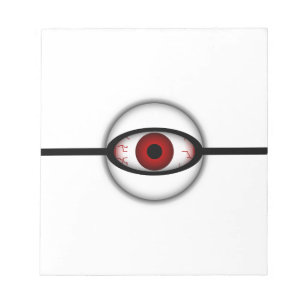 Bloco De Notas Monstro Assustador do Olho Assombrado