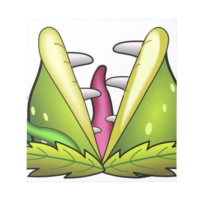 Bloco De Notas monstro da armadilha de venus (Frente)