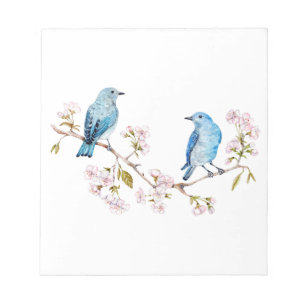 Bloco De Notas Montanha Bluebird na Seção Sakura