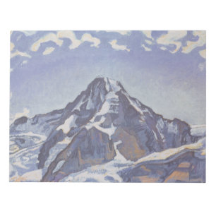 Bloco De Notas Montanha Monge Com Nuvens (Ferdinand Hodler)