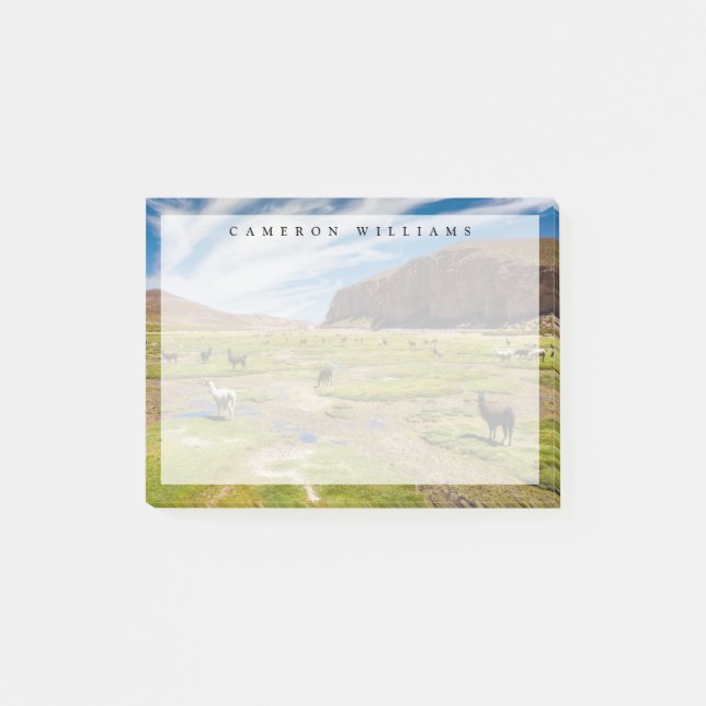 Bloco De Notas Montanhas | Andes bolivianos (Frente)