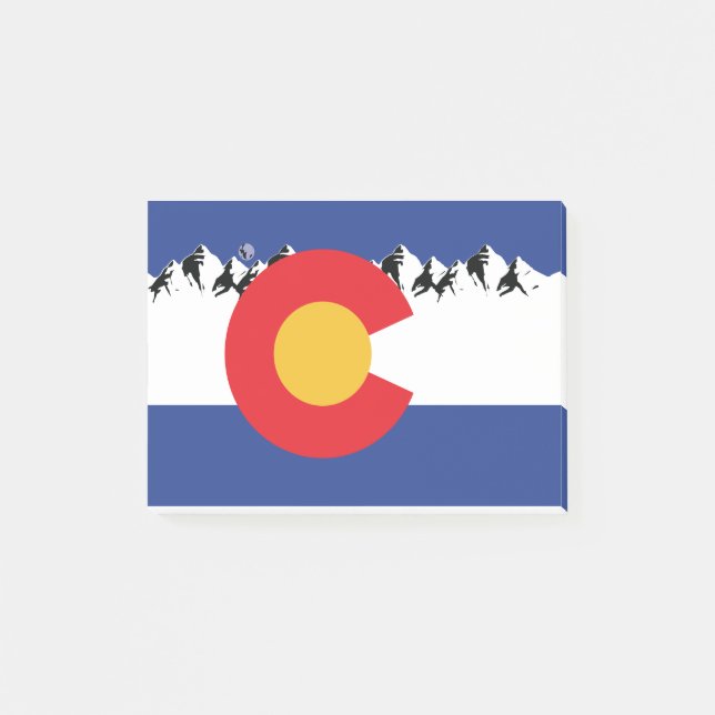 Bloco De Notas Montanhas do Colorado (Frente)