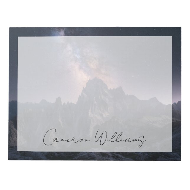 Bloco De Notas Montanhas | Dolomites Mountain, Itália (Frente)