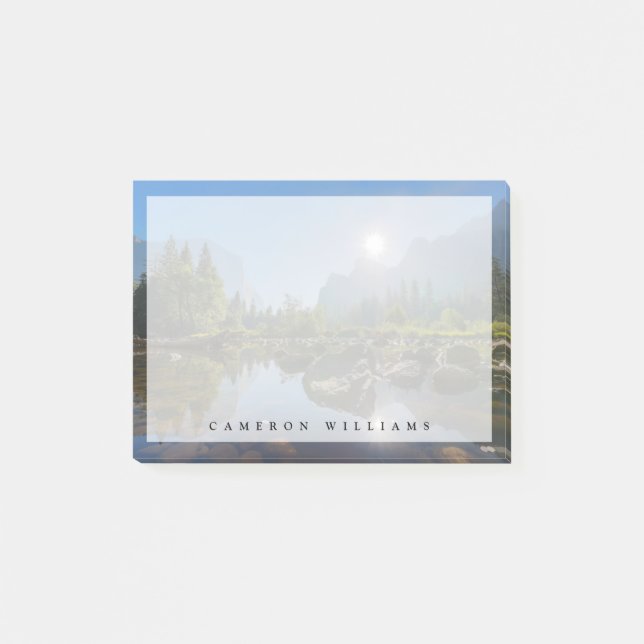 Bloco De Notas Montanhas | El Capitan Yosemite Park, Califórnia (Frente)