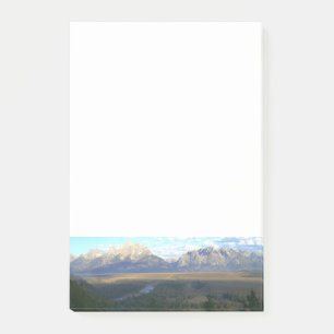 Bloco De Notas Montanhas Jackson Hole (Parque Nacional Grand Teto