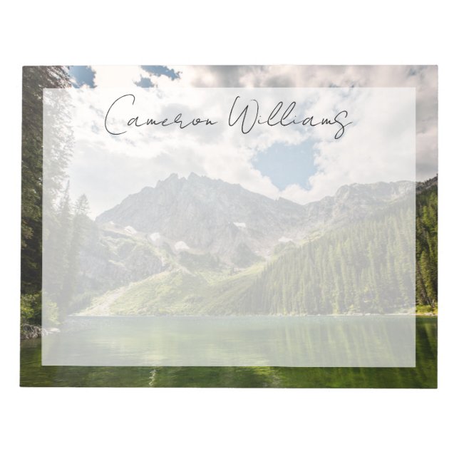 Bloco De Notas Montanhas | Montanhas do Gabinete, Montana (Frente)