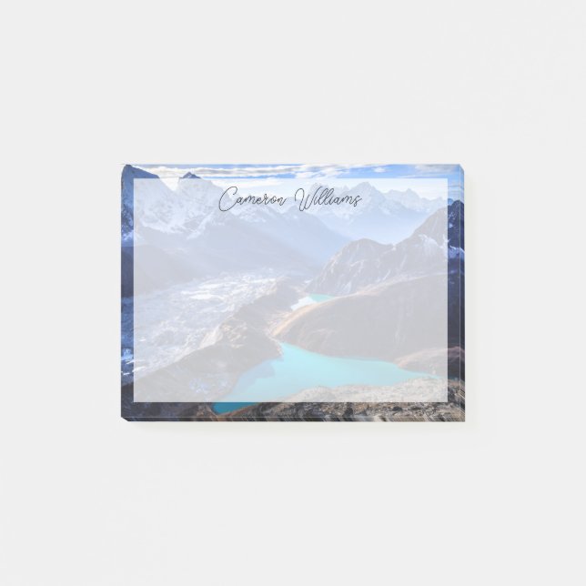 Bloco De Notas Montanhas | Montanhas Himalaya, Peru (Frente)