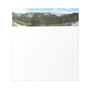 Bloco De Notas Montanhas Sierra Nevada II vistas de Yosemite