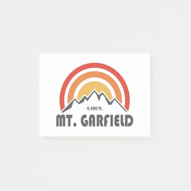Bloco De Notas Monte Garfield New Hampshire (Frente)