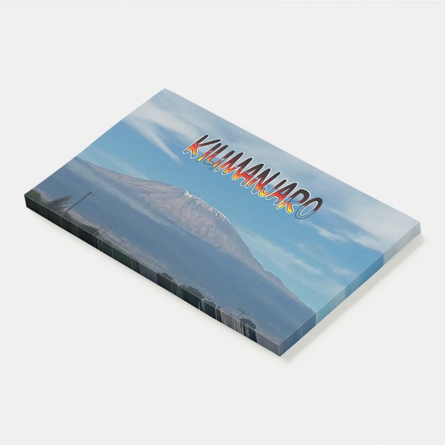 Bloco De Notas Monte Kilimanjaro, escalável popular legal (Inclinado)