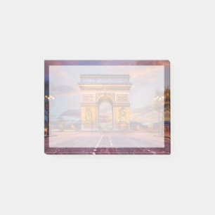 Bloco De Notas Monumentos Arc de Triomphe, Paris, França