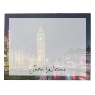 Bloco De Notas Monumentos Big Ben à Noite