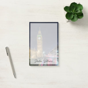 Bloco De Notas Monumentos Big Ben à Noite