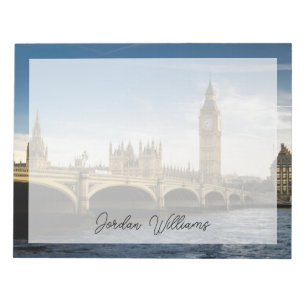 Bloco De Notas Monumentos Big Ben, Londres Inglaterra