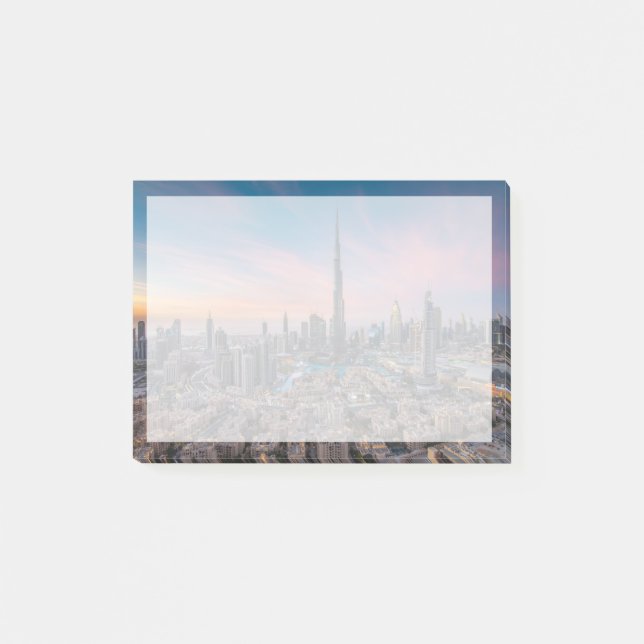 Bloco De Notas Monumentos | Dubai Cityscape (Frente)