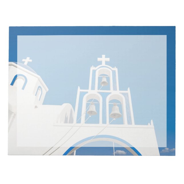 Bloco De Notas Monumentos | Igreja Grego Azul (Frente)